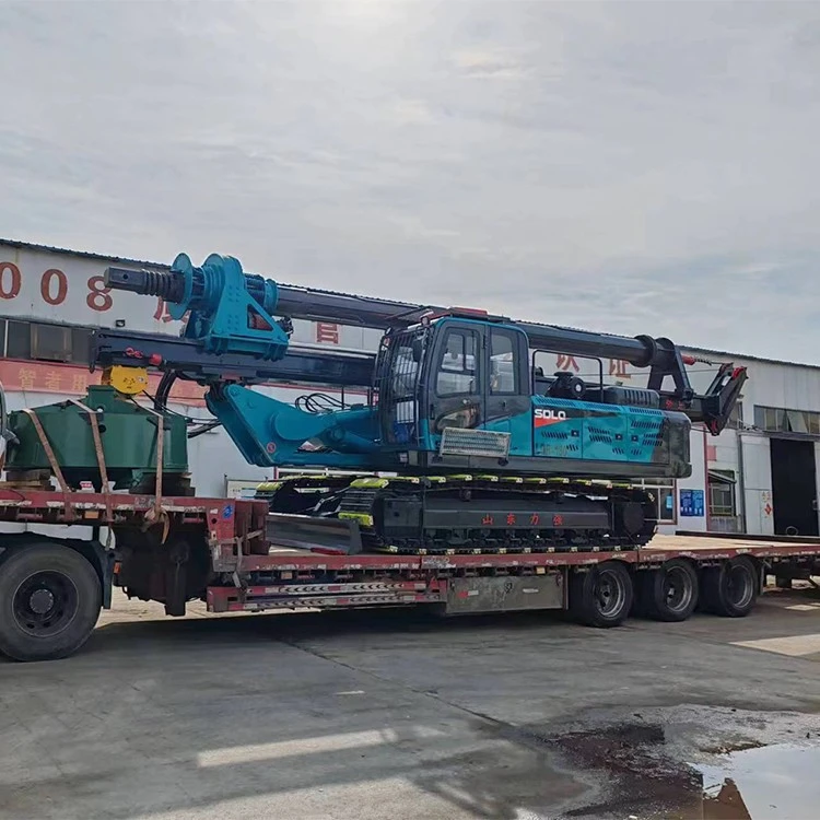 Machine Lock Rod Rotary Drilling Rig